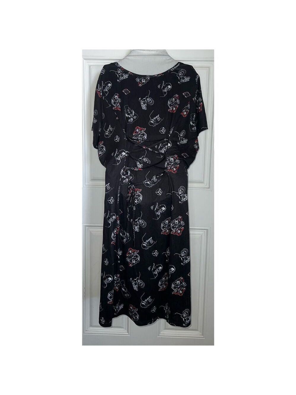 Halloween Horror Nights Characters Lace-Up Bodycon Dress Plus Size 2 - Picture 3 of 10